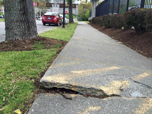 Cement Sidewalk Repair in Alexandria
