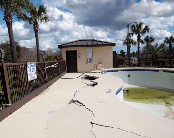 Cracked Patio Repair in Alexandria